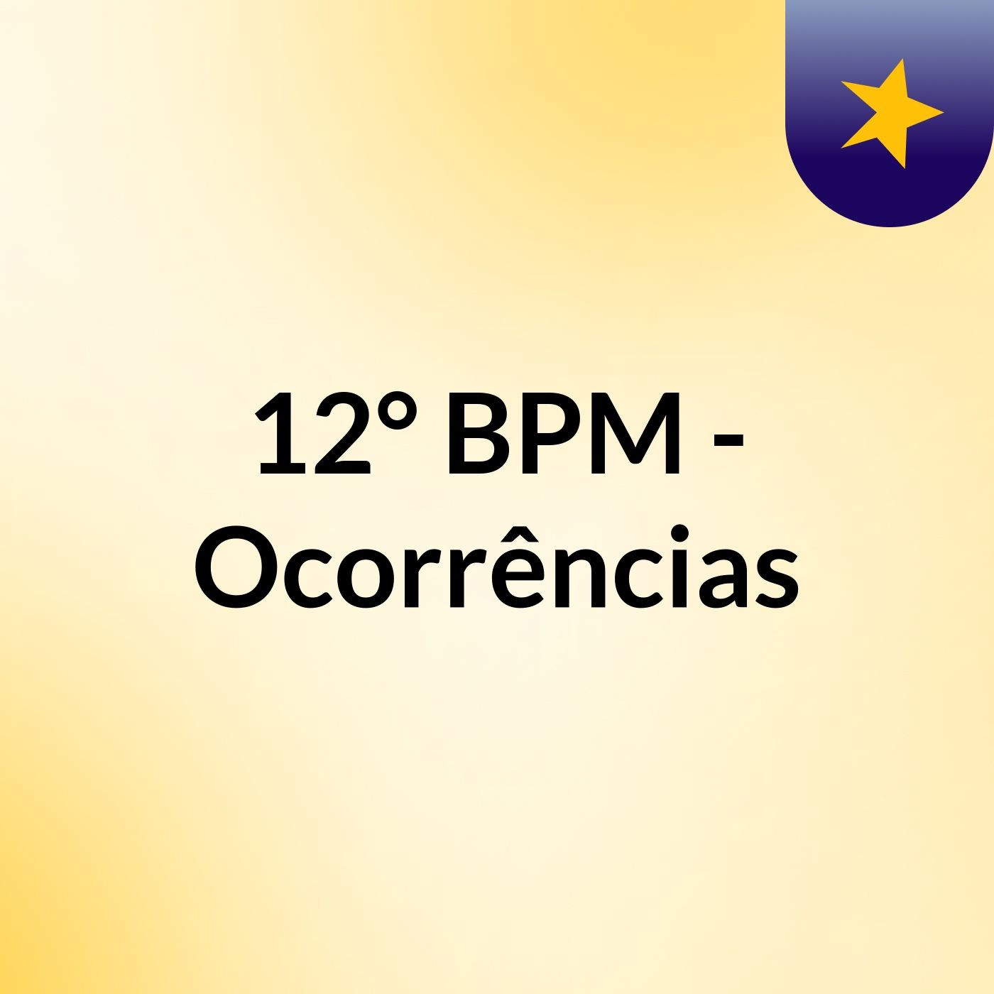 12° BPM - Ocorrências cover art