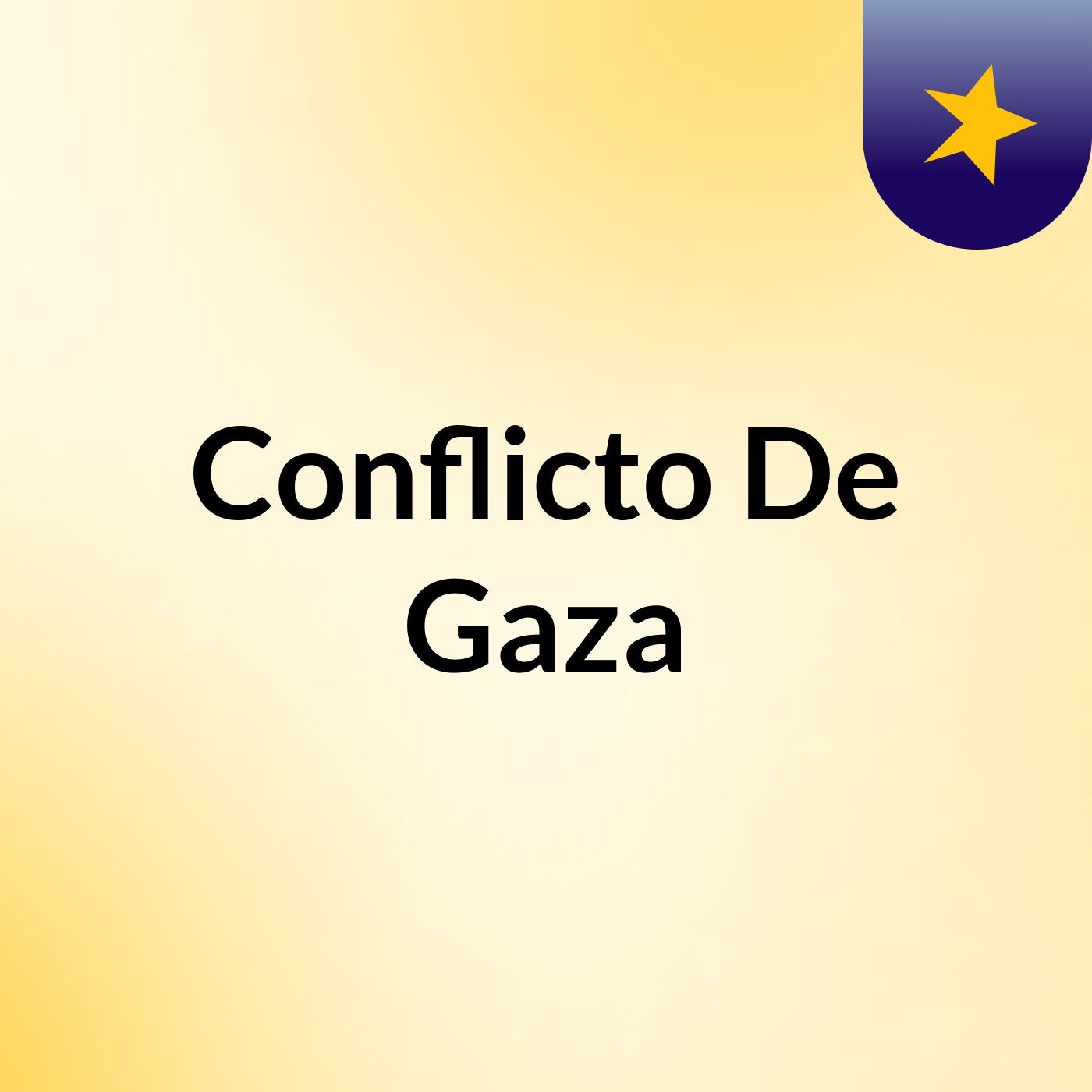 Conflicto De Gaza podcast artwork