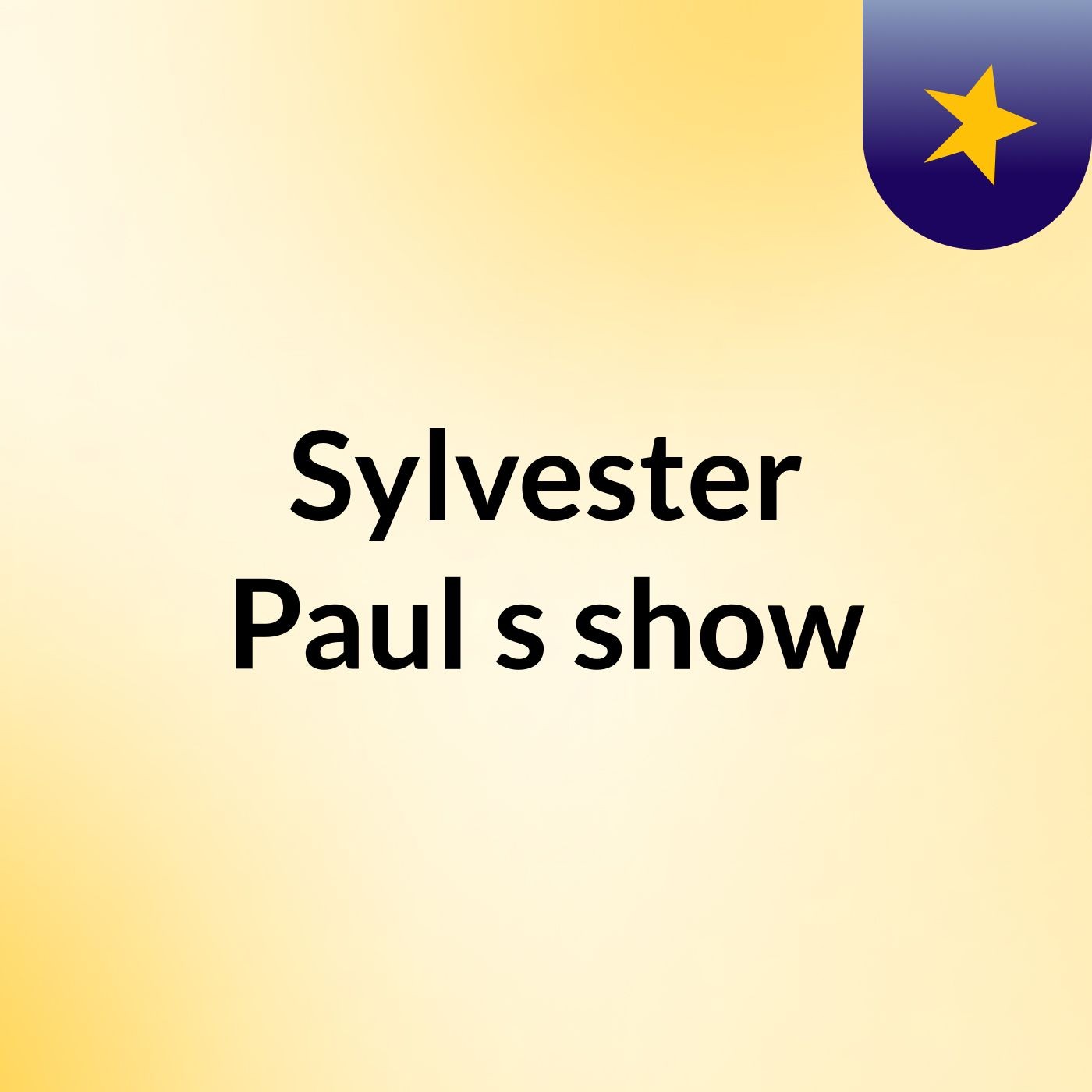 Sylvester Paul's show
