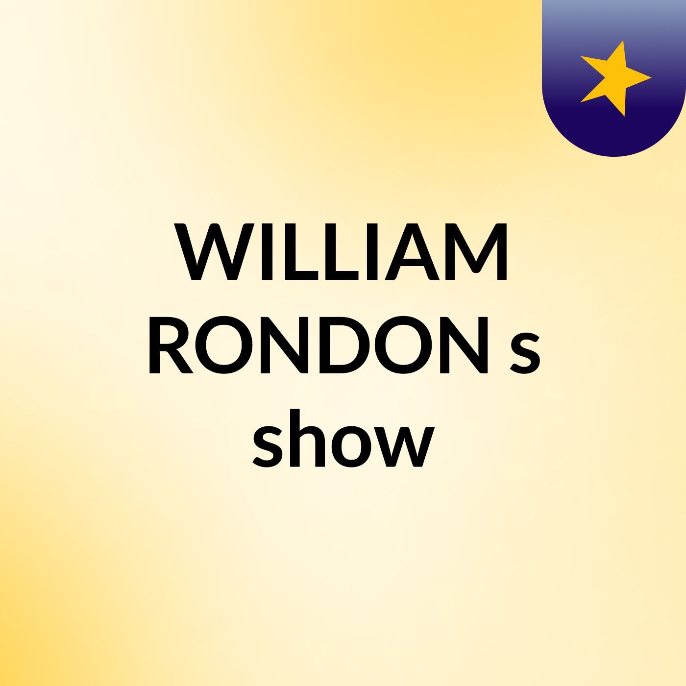 WILLIAM RONDON's show