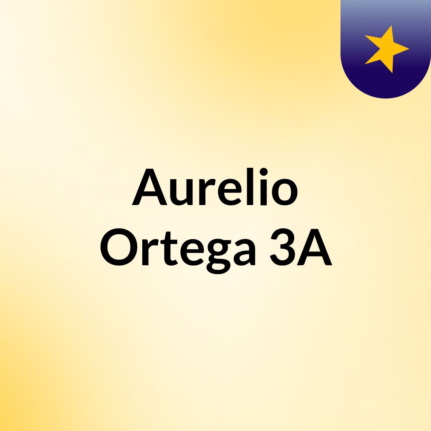 Aurelio Ortega 3A