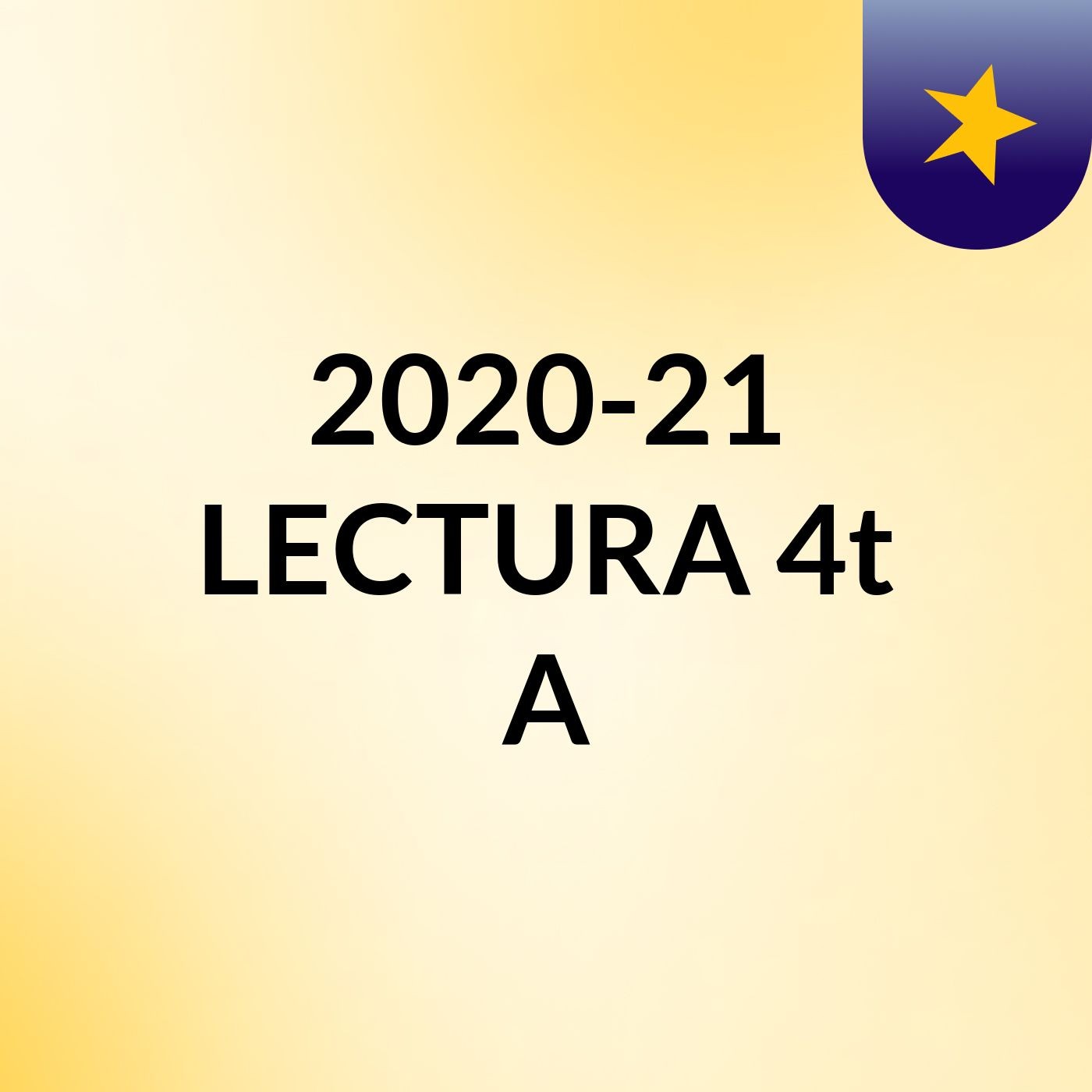 2020-21 LECTURA 4t A