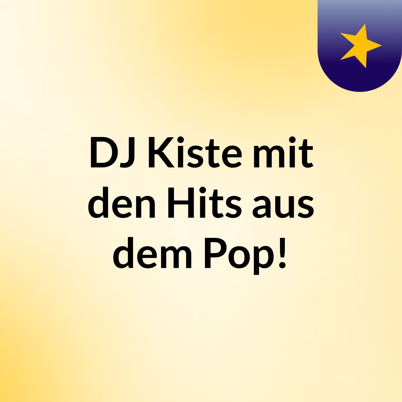 DJ Kiste mit den Hits aus dem Pop!