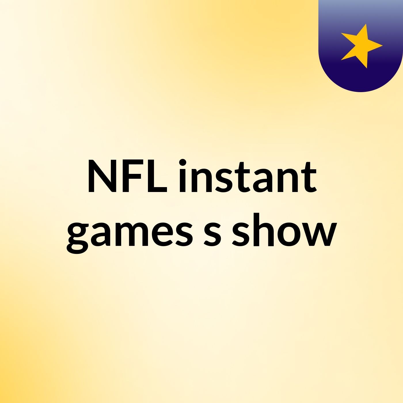 NFL instant games's show
