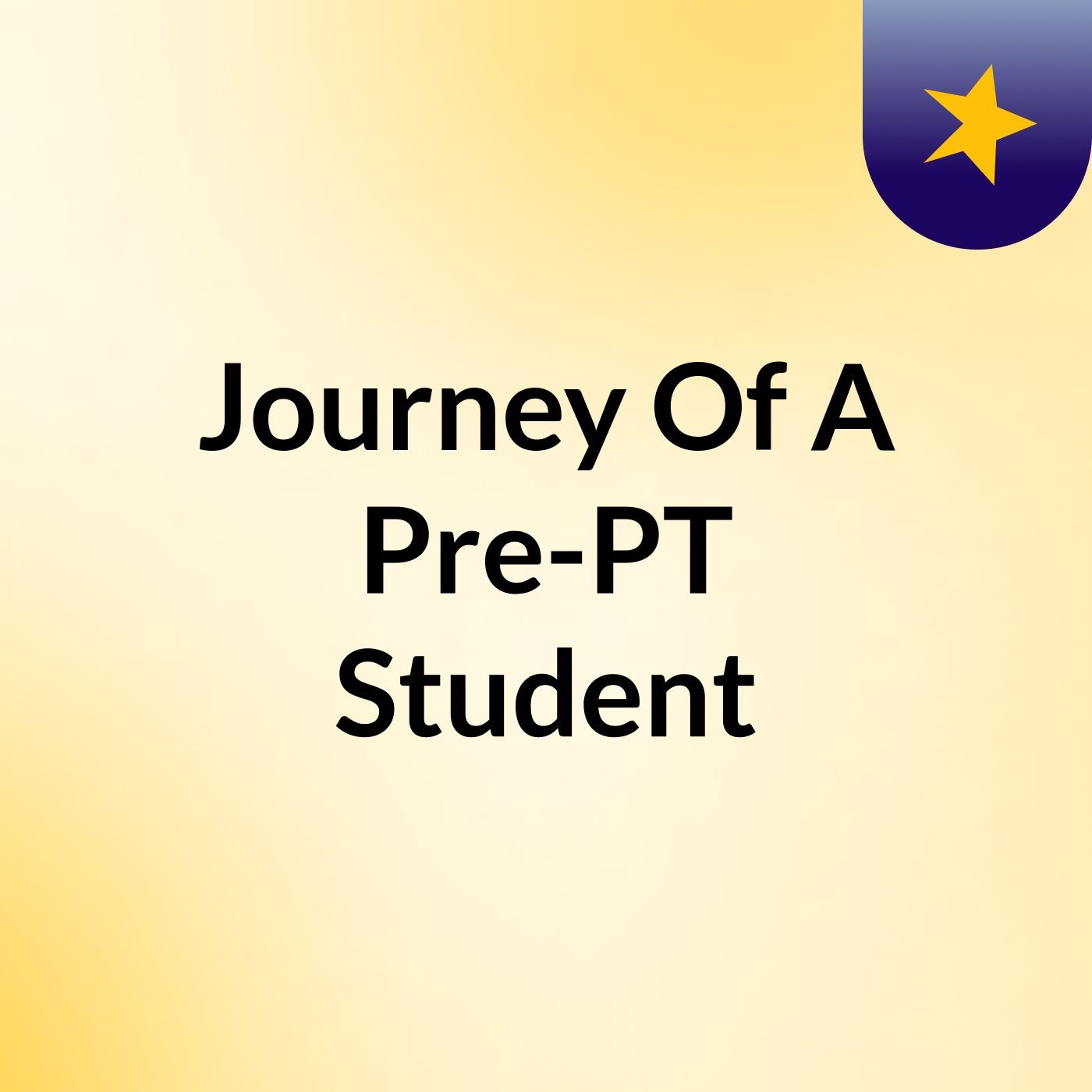 Journey Of A Pre-PT Student
