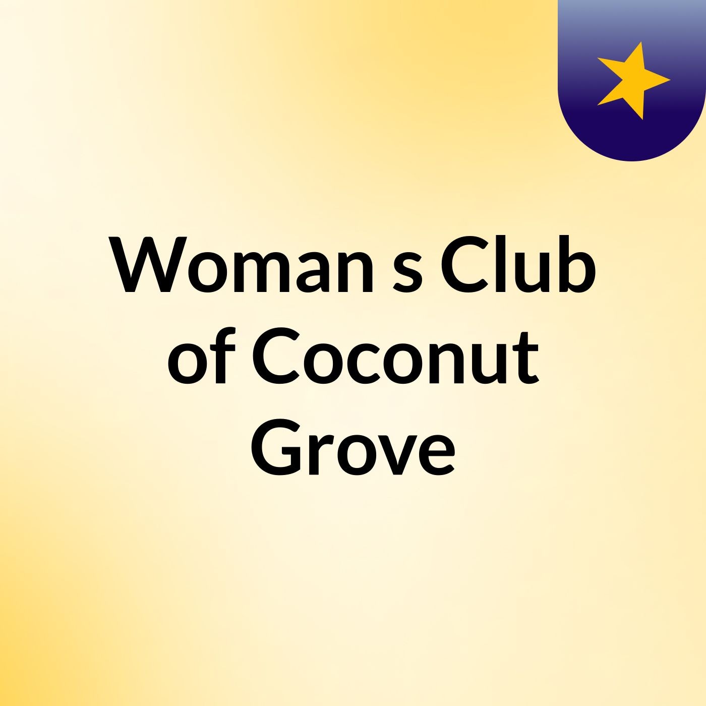 Woman's Club of Coconut Grove