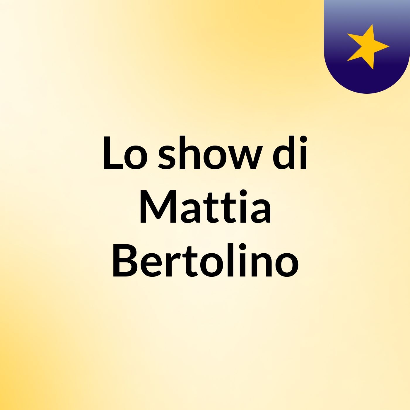 Lo show di Mattia Bertolino