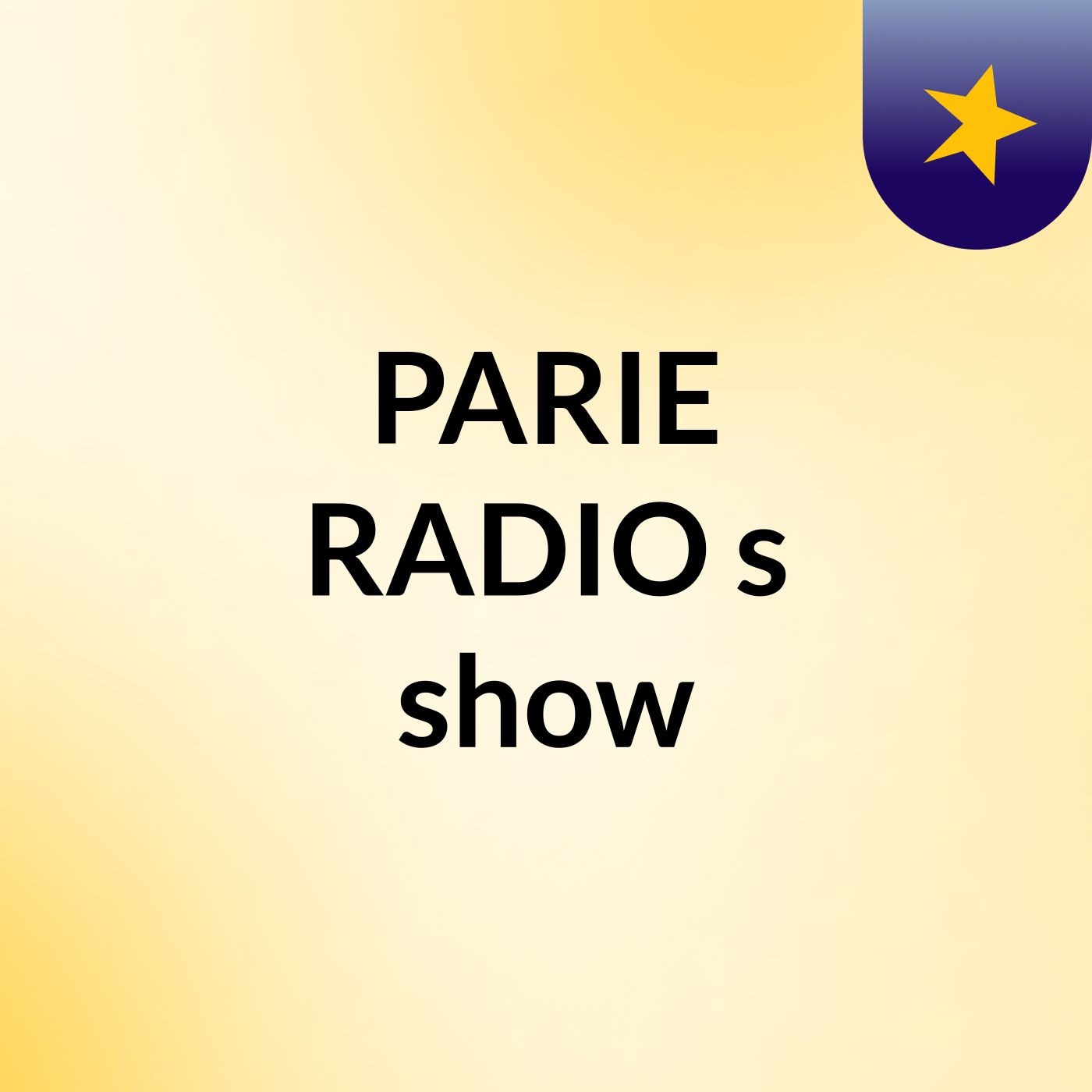 PARIE RADIO's show podcast artwork