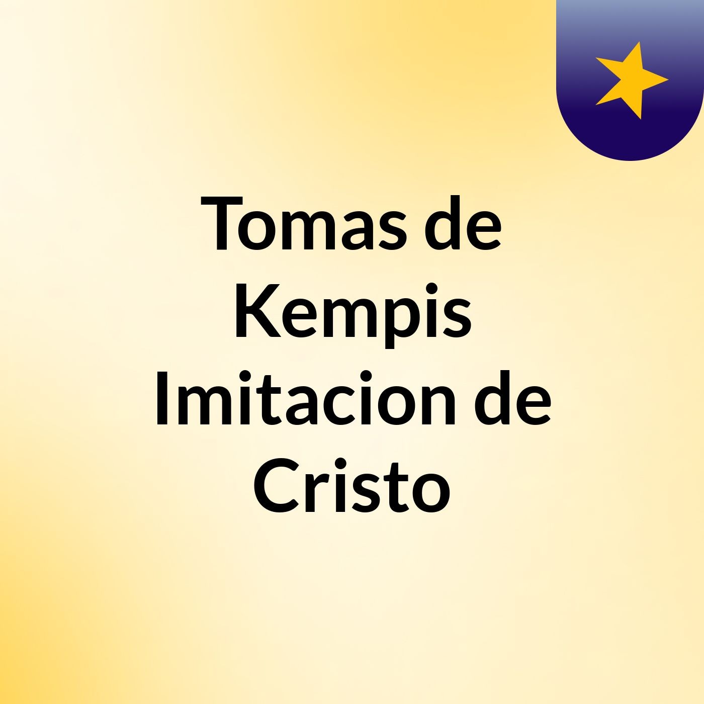 Tomas de Kempis Imitacion de Cristo