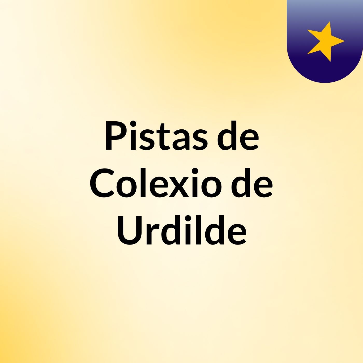 Pistas de Colexio de Urdilde