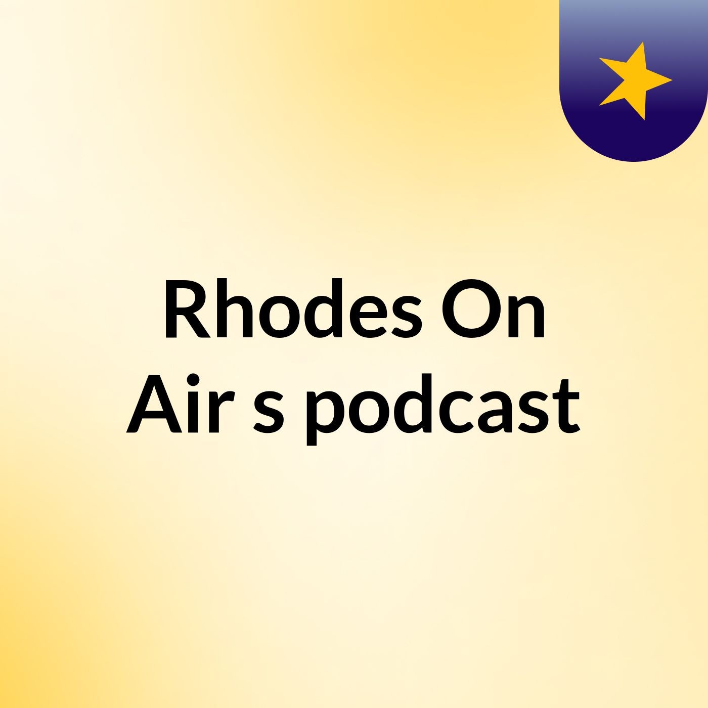 Rhodes On Air's podcast