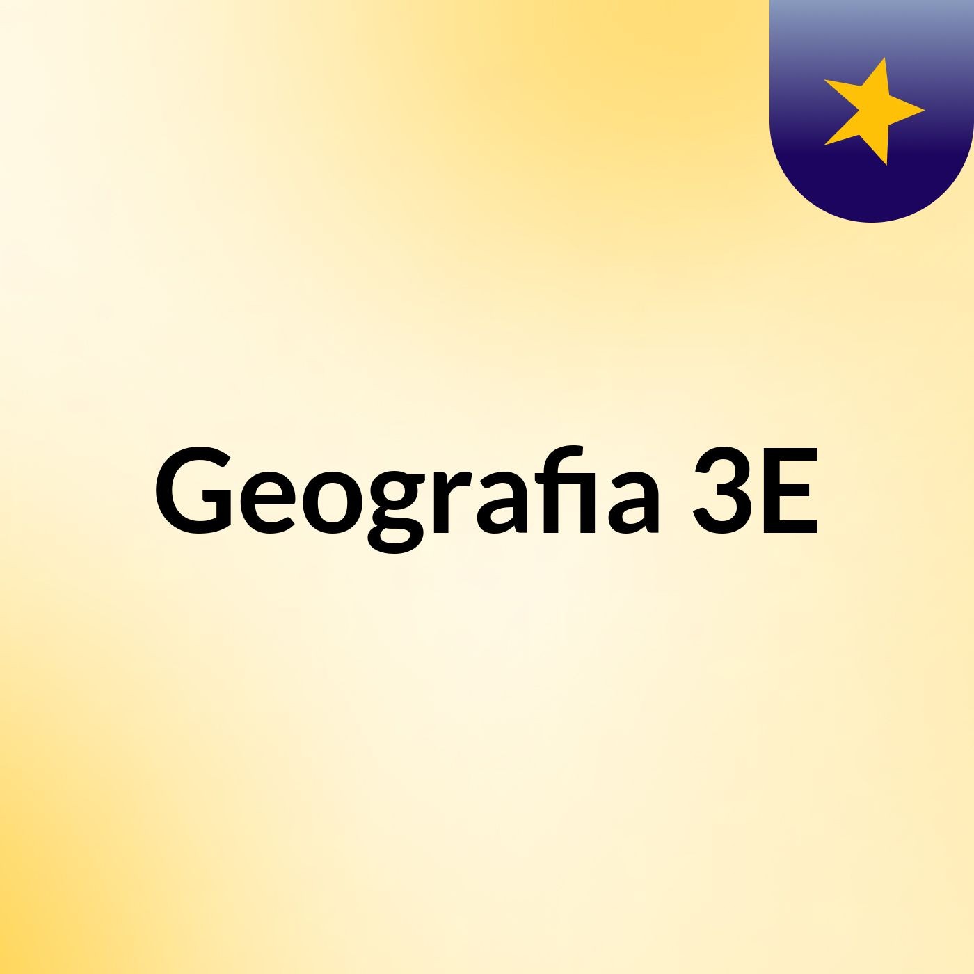 Geografia 3E
