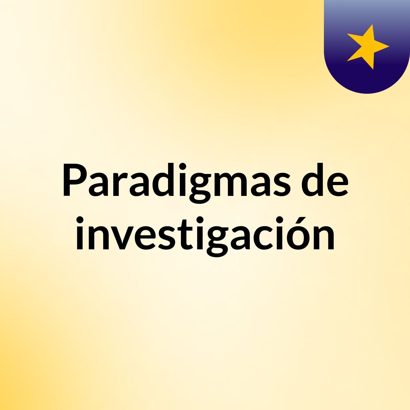 Paradigmas de investigación podcast artwork