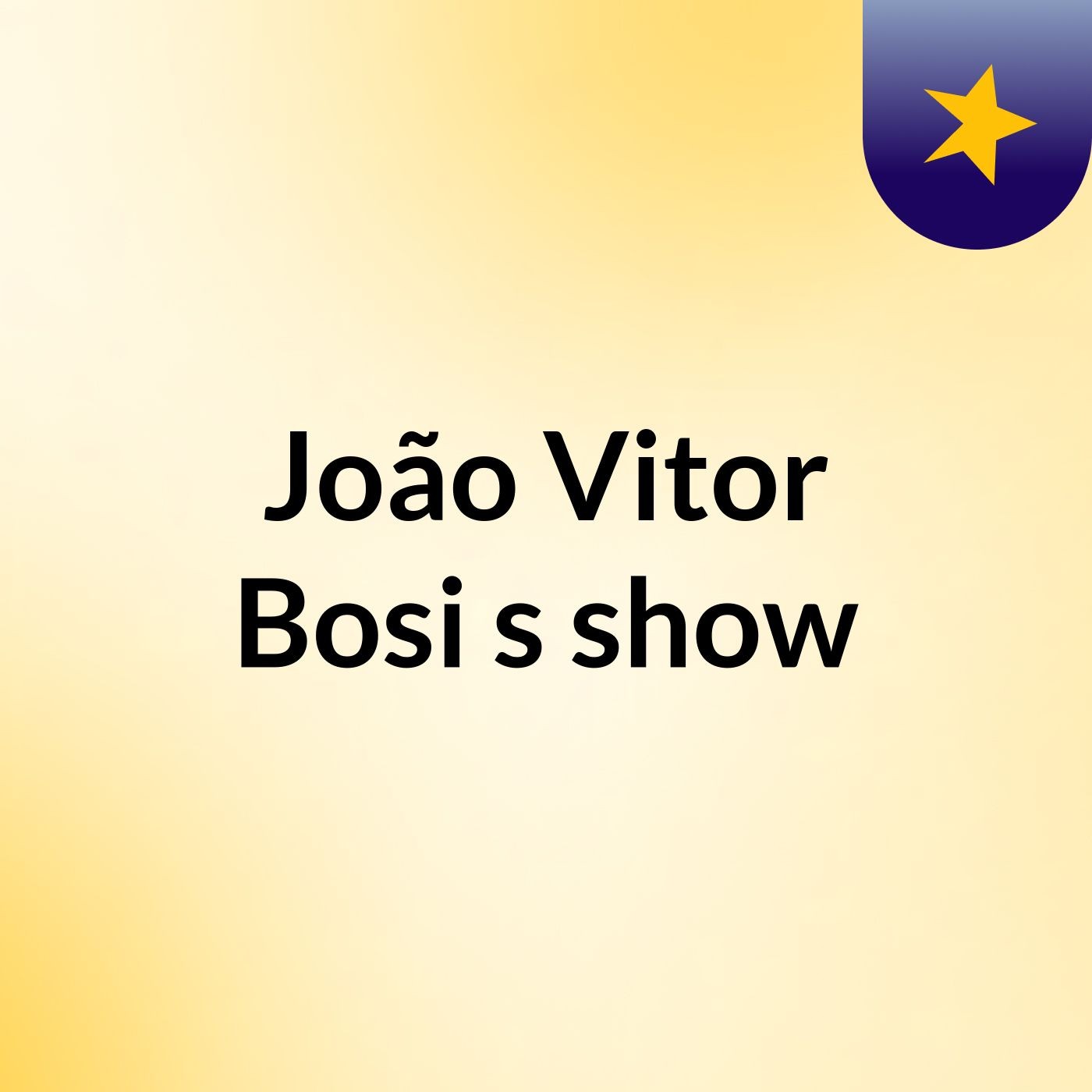 João Vitor Bosi's show