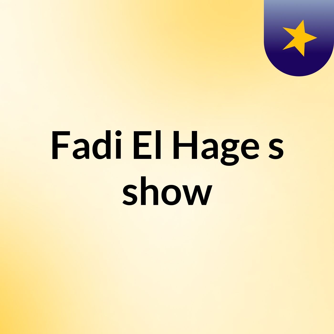 Fadi El Hage's show