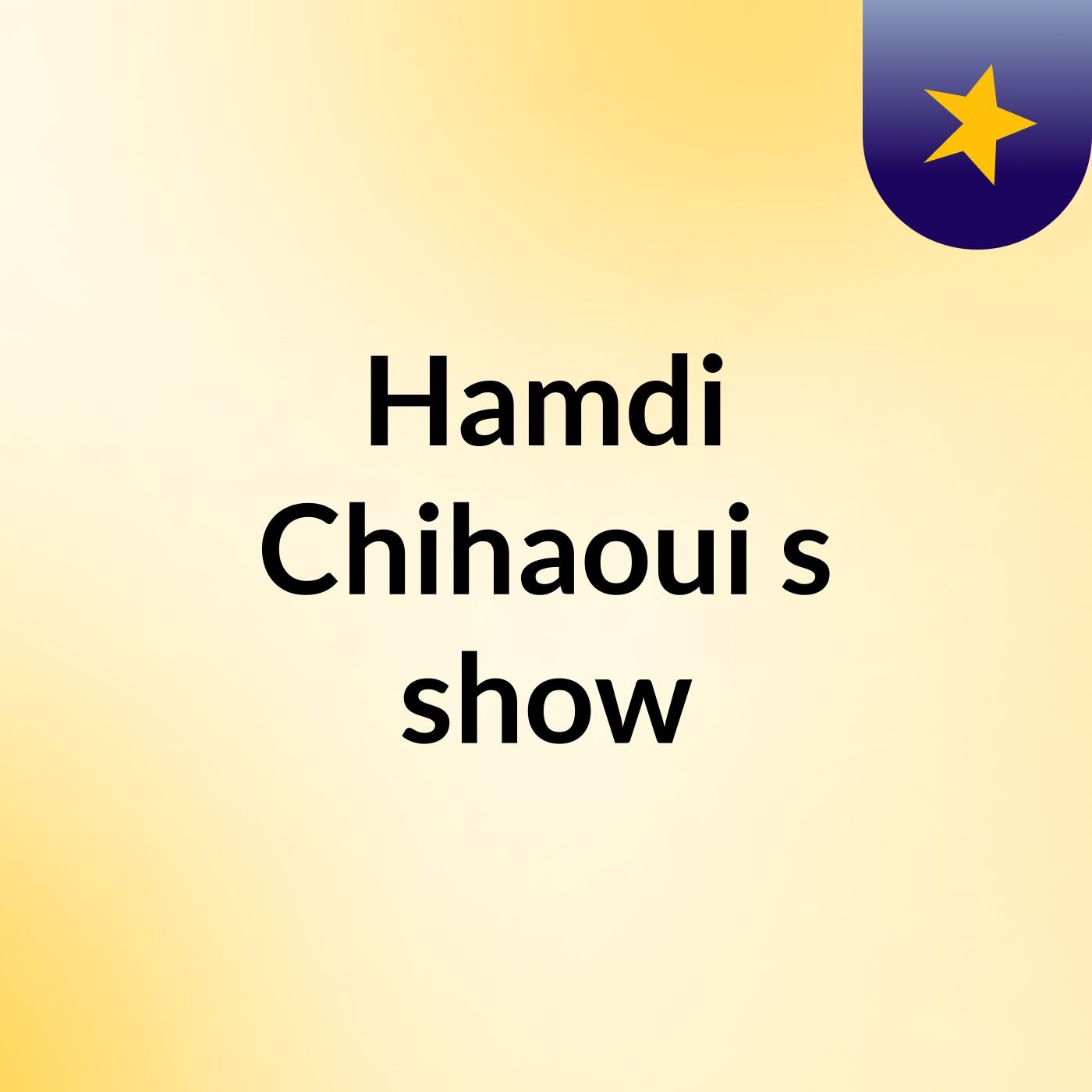 Hamdi Chihaoui's show