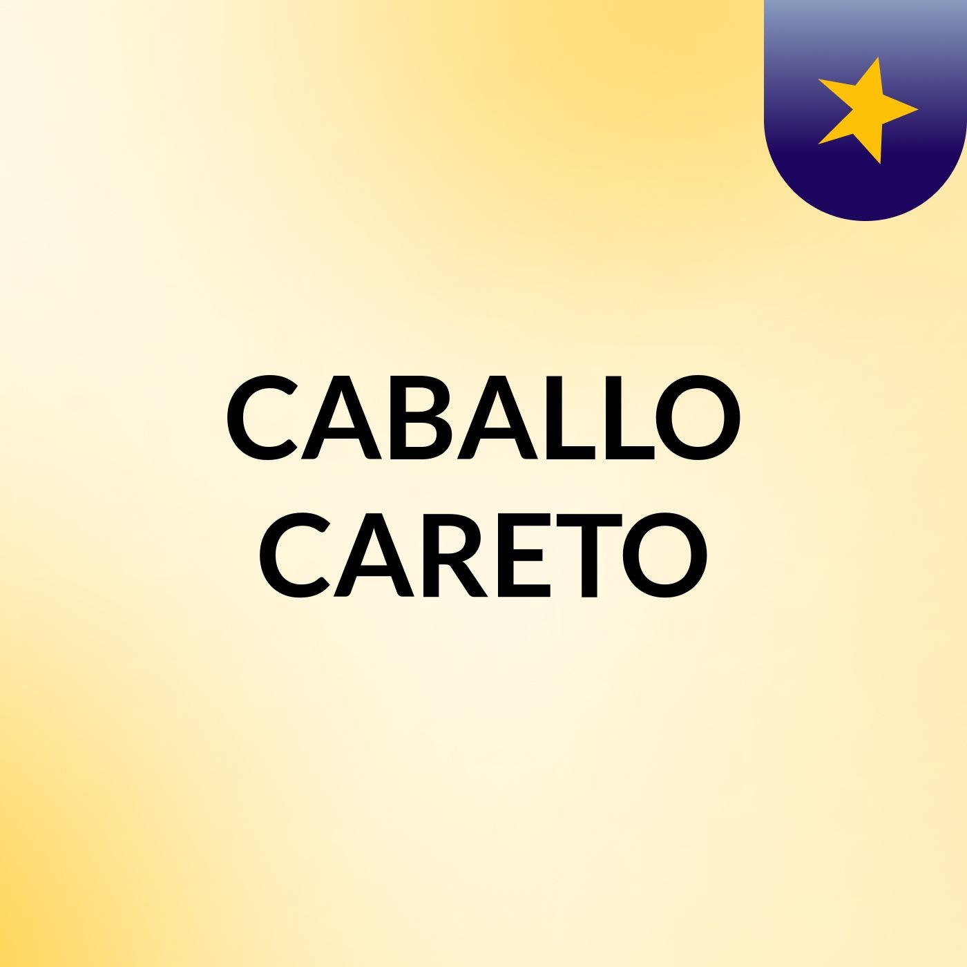 CABALLO CARETO