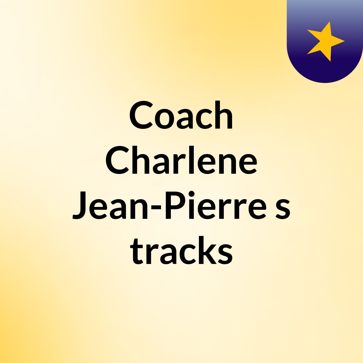 Coach Charlene Jean-Pierre's tracks