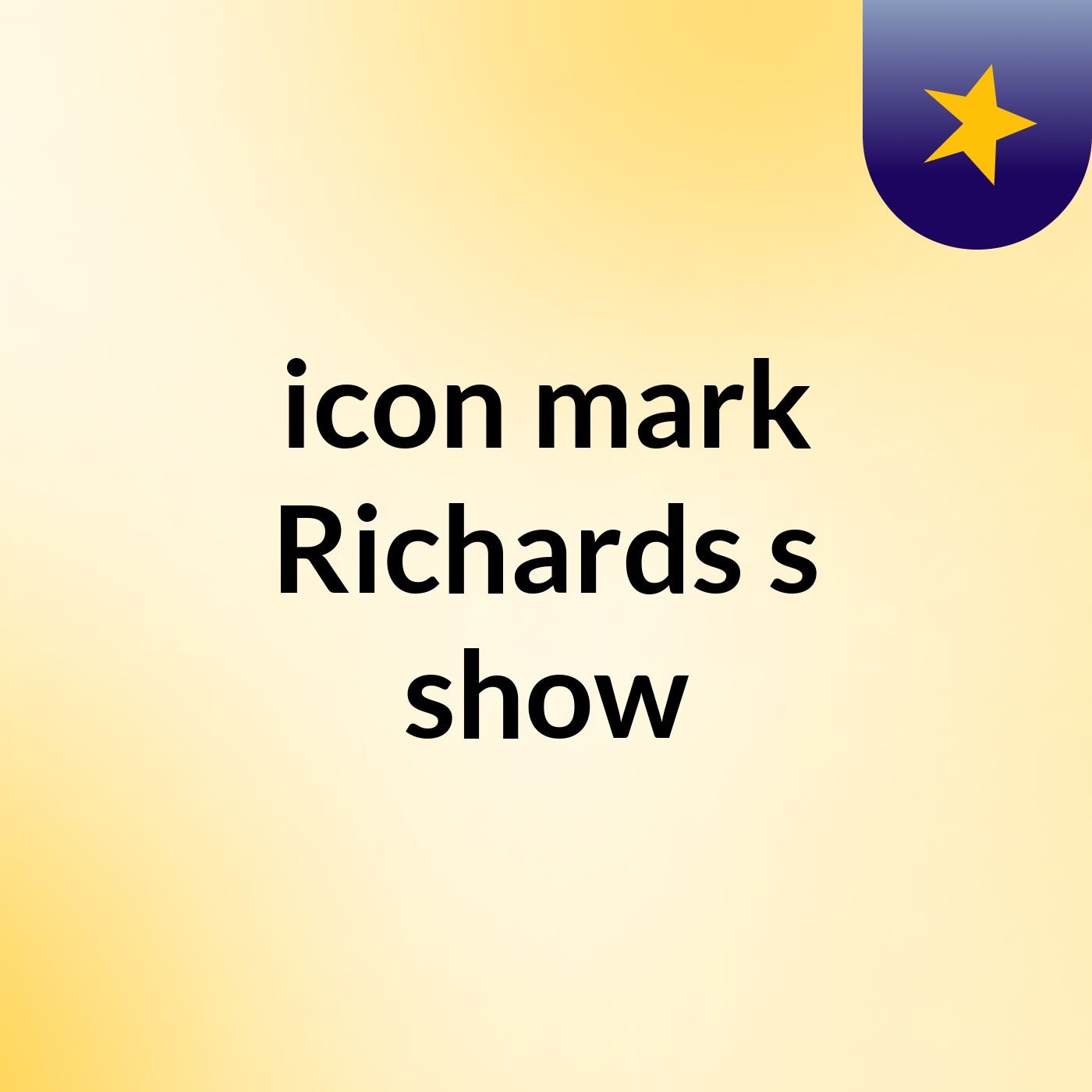 The Best 2 - icon mark Richards's show
