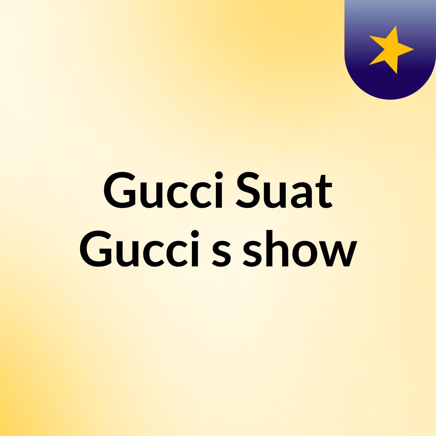 Gucci Suat Gucci's show