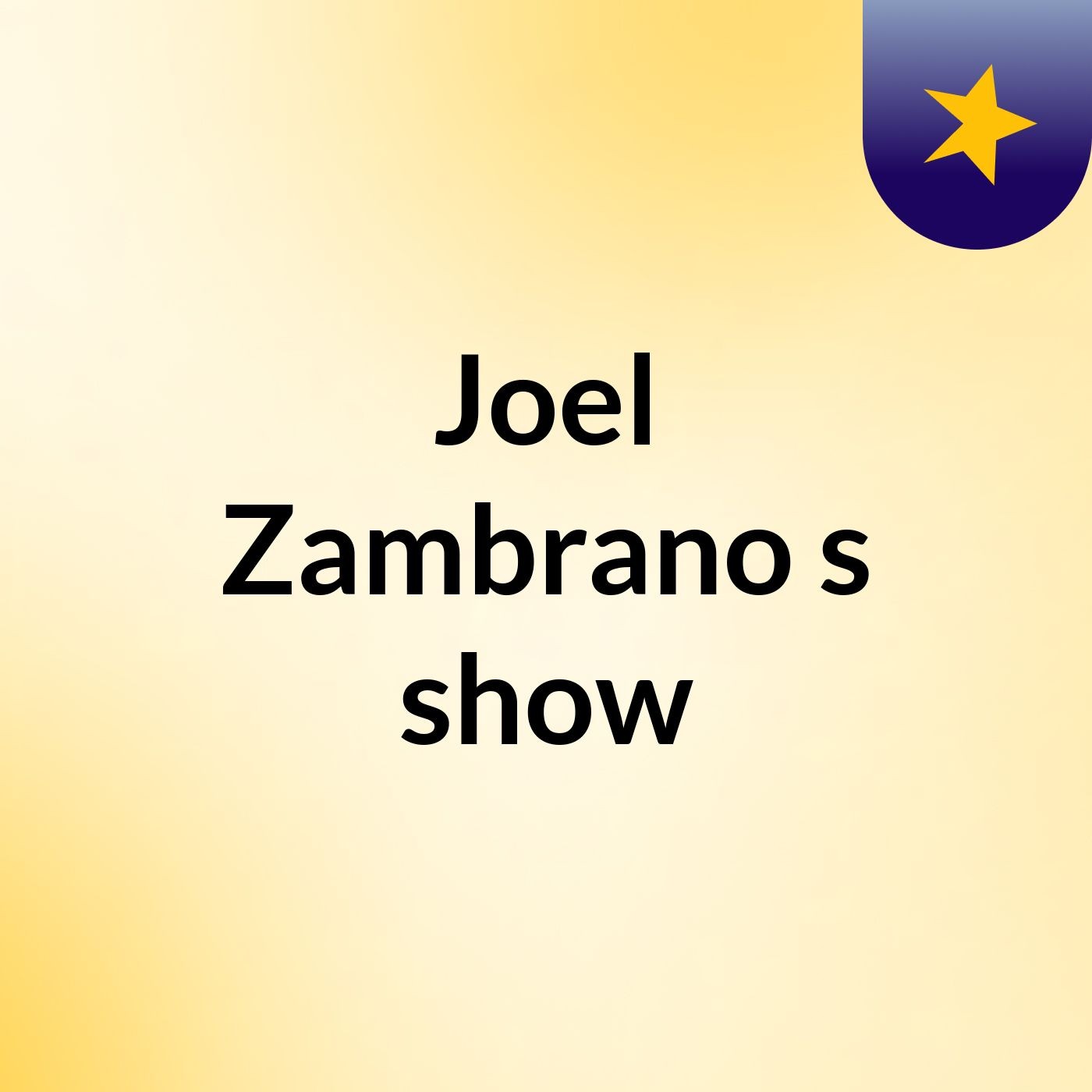 Joel Zambrano's show