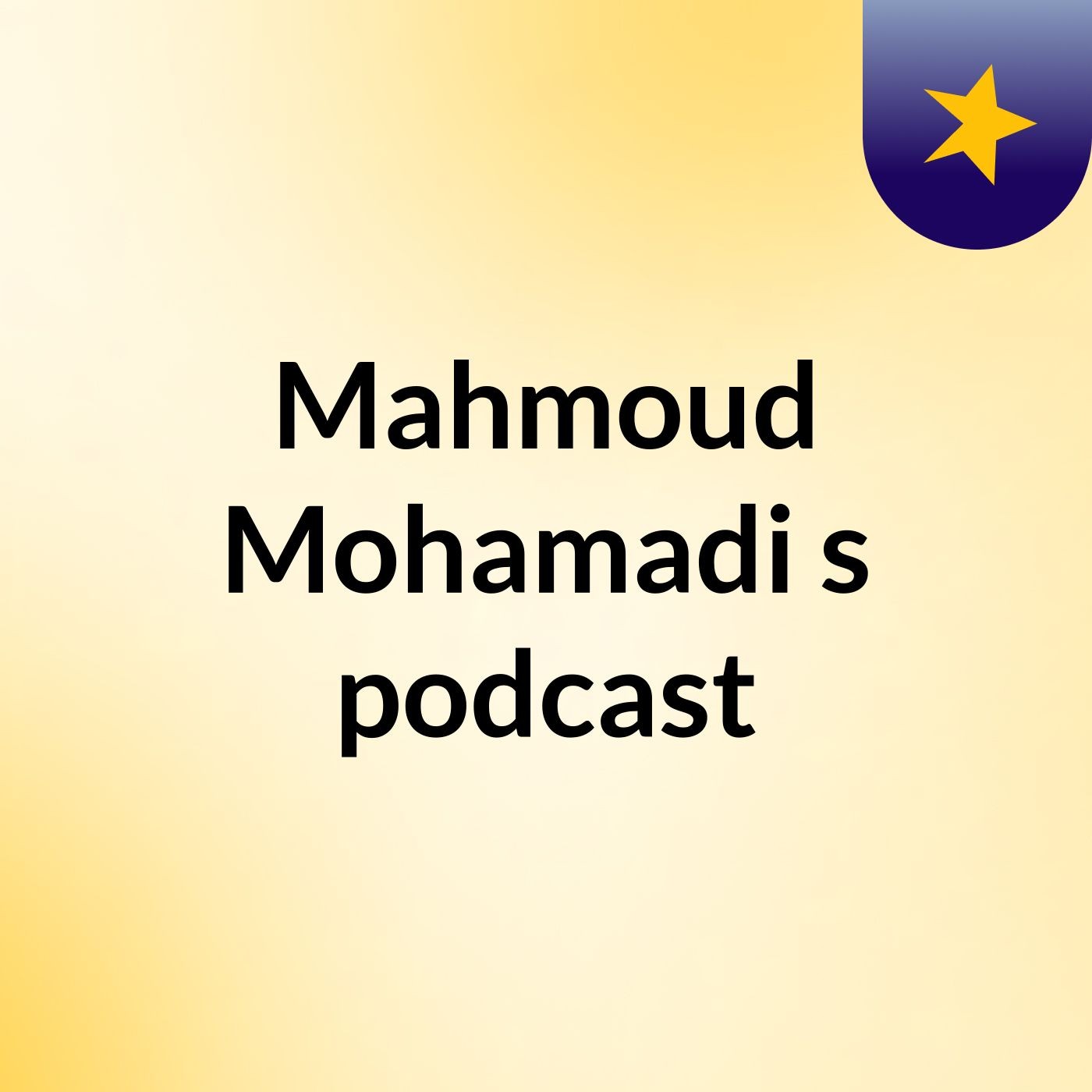 Mahmoud Mohamadi's podcast