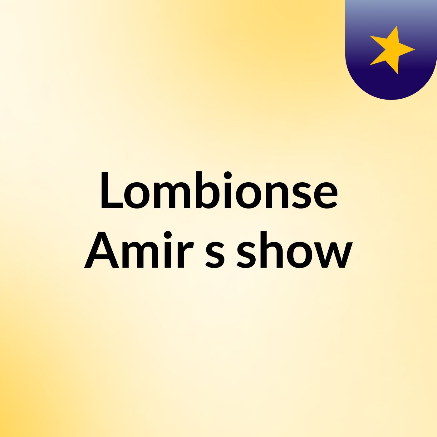 Lombionse Amir's show