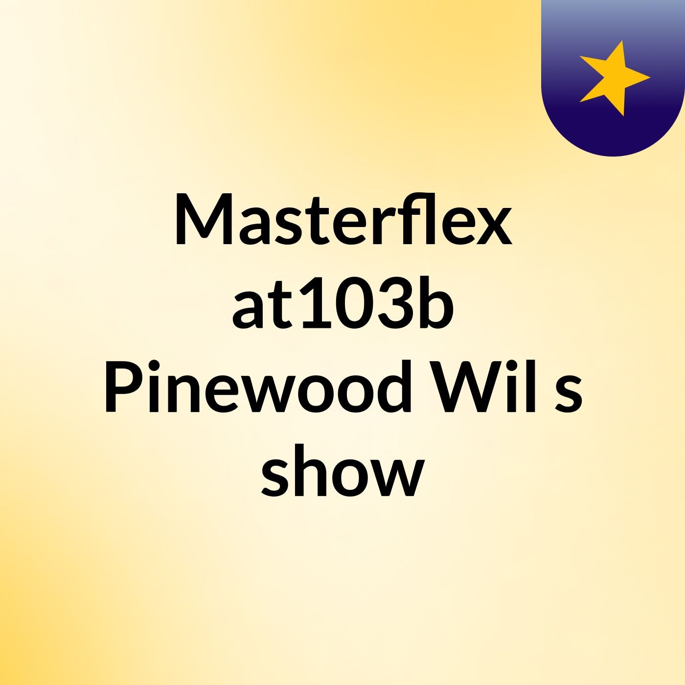Masterflex at103b Pinewood Wil's show