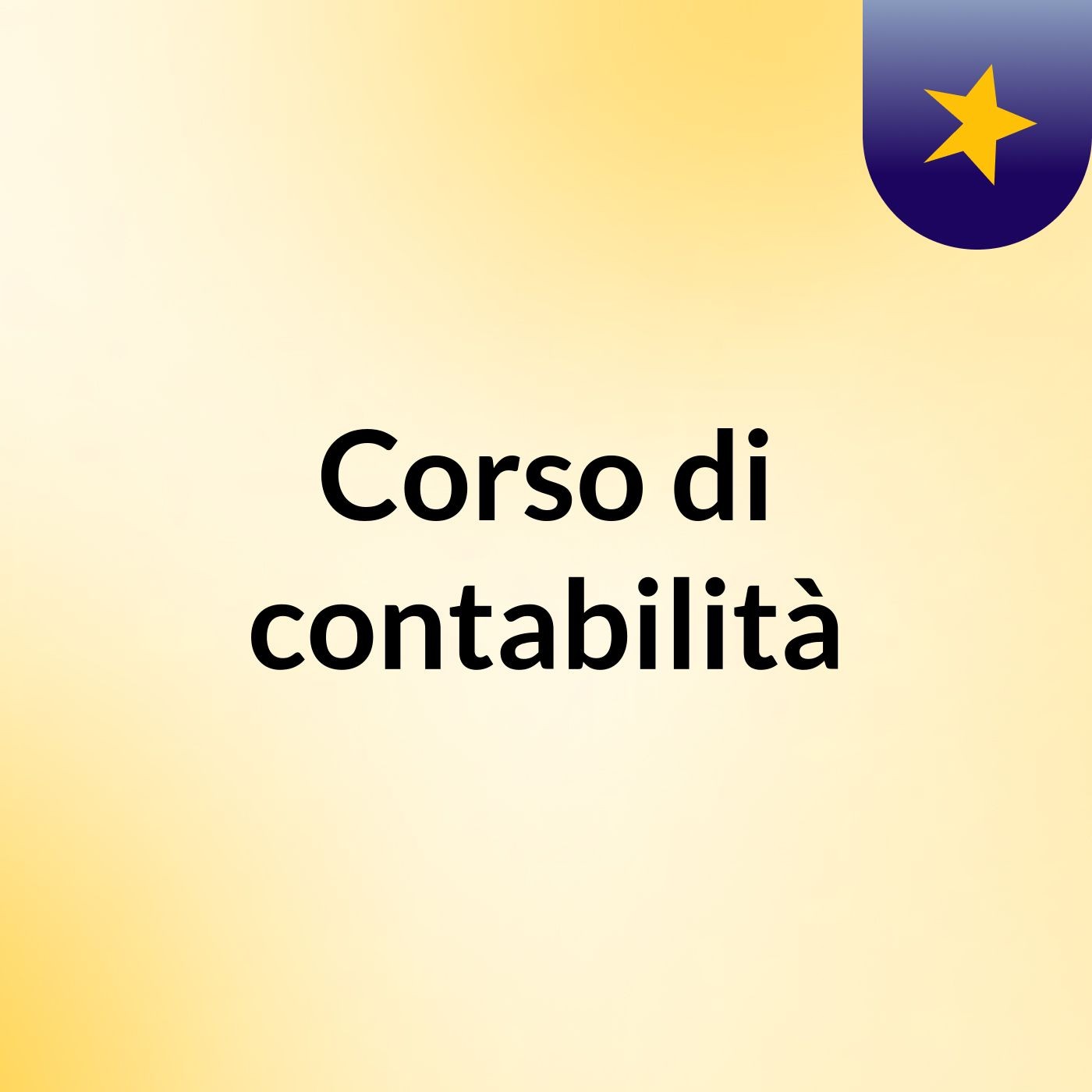 Corso di contabilità