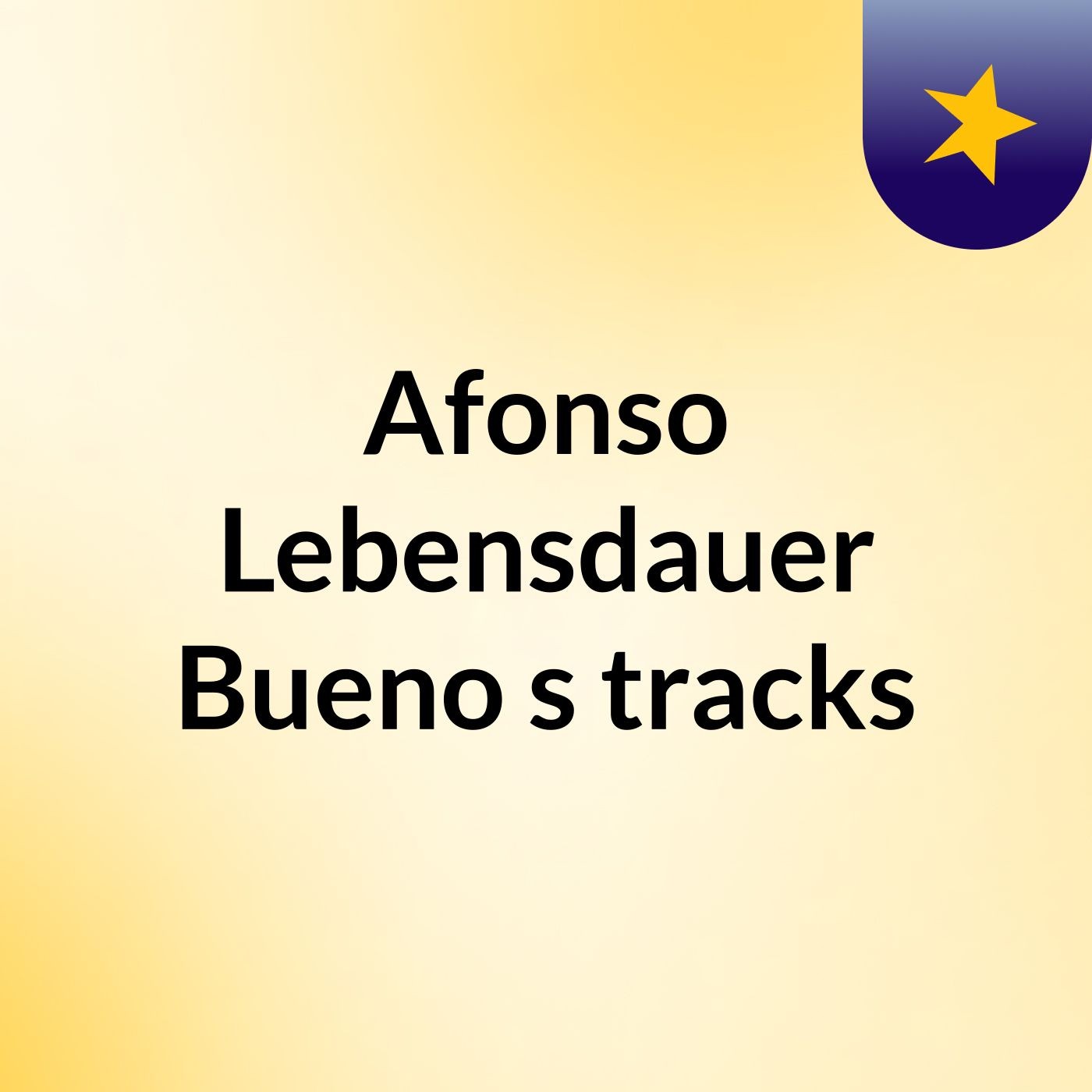 Afonso Lebensdauer Bueno's tracks