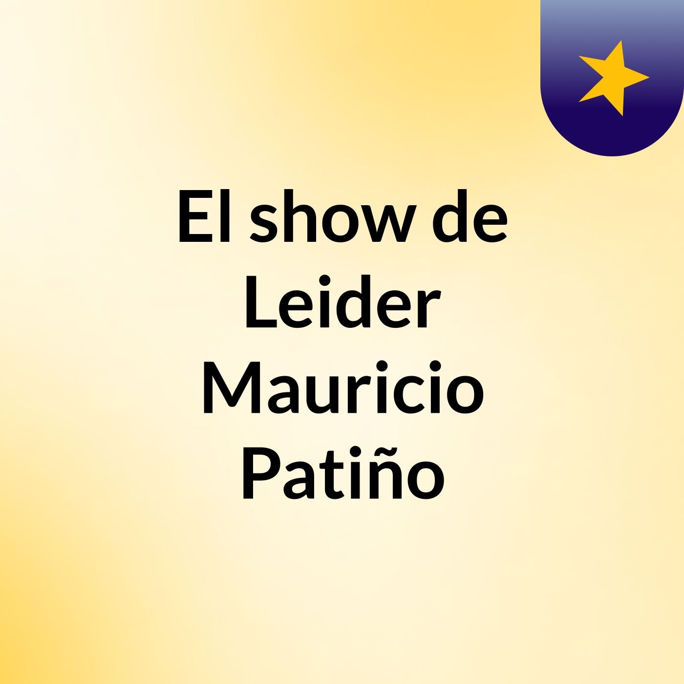 El show de Leider Mauricio Patiño
