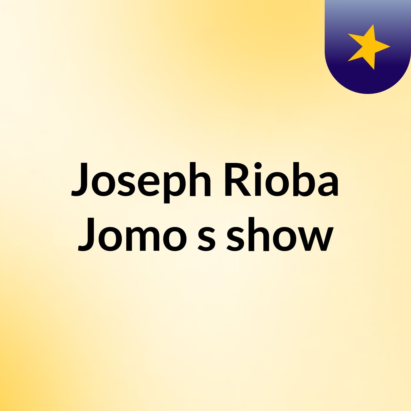 Joseph Rioba Jomo's show