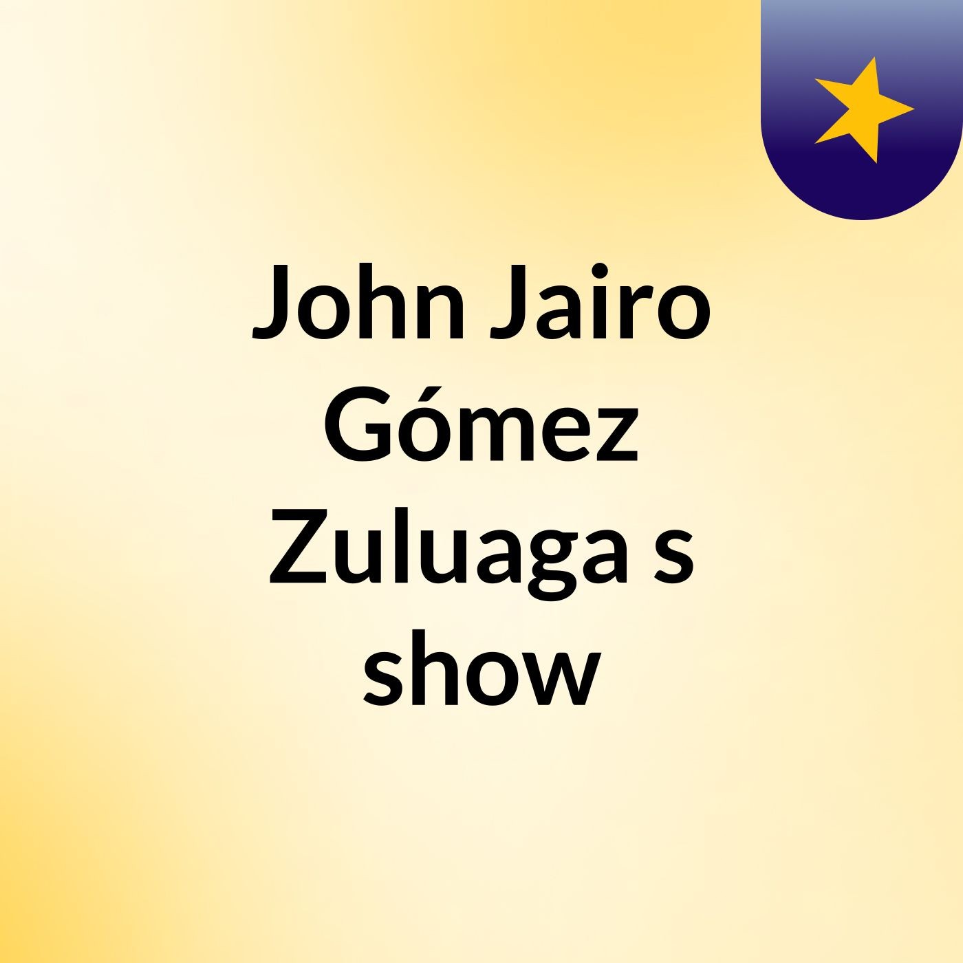 John Jairo Gómez Zuluaga's show
