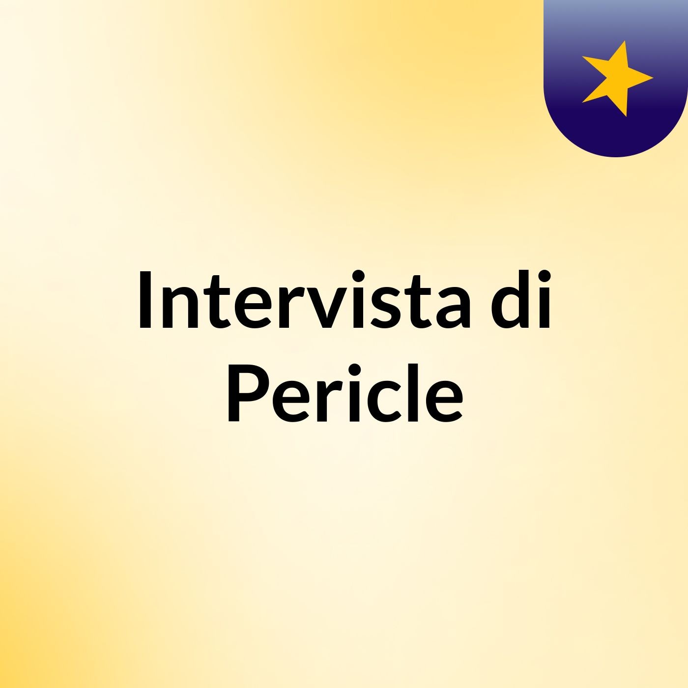 Intervista di Pericle