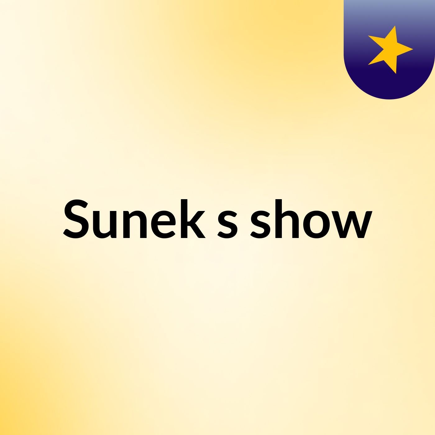 Sunek's show