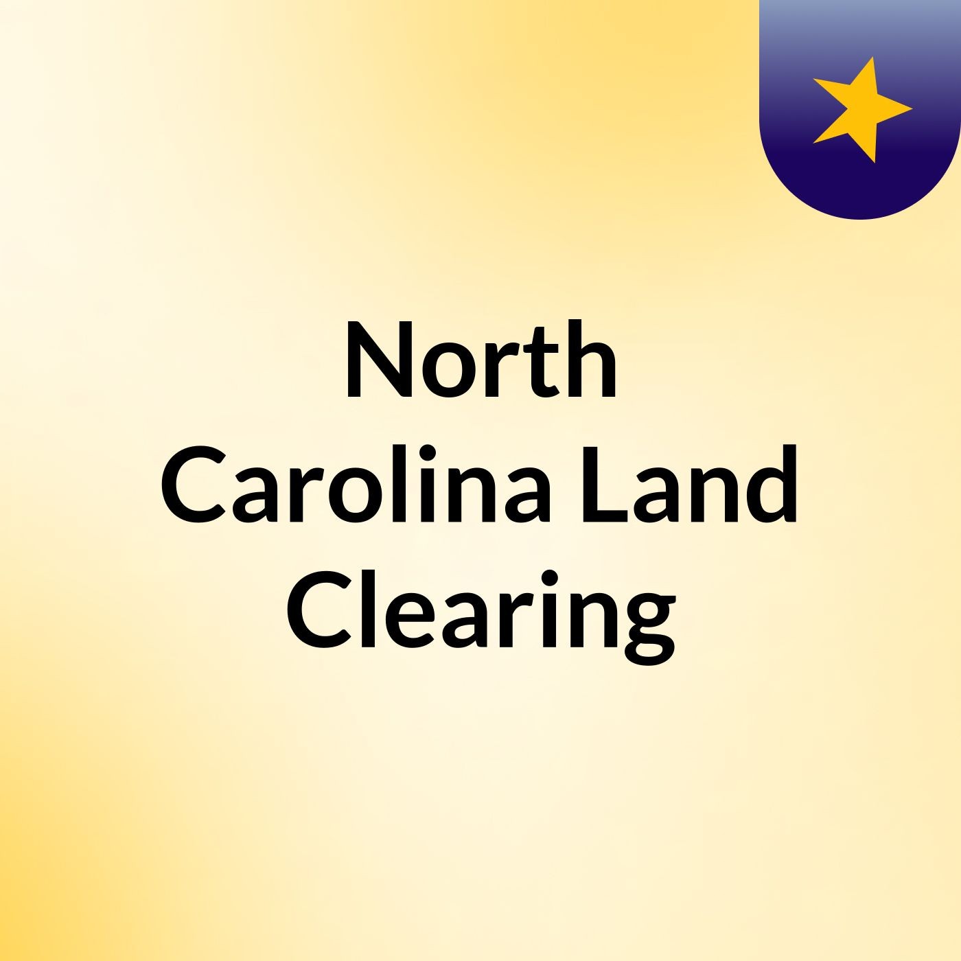 North Carolina Land Clearing podcast artwork