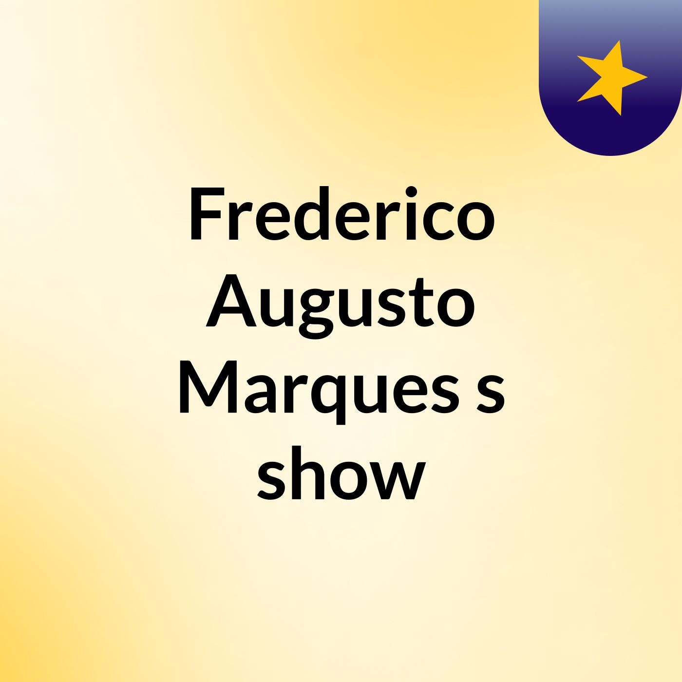 Frederico Augusto Marques's show