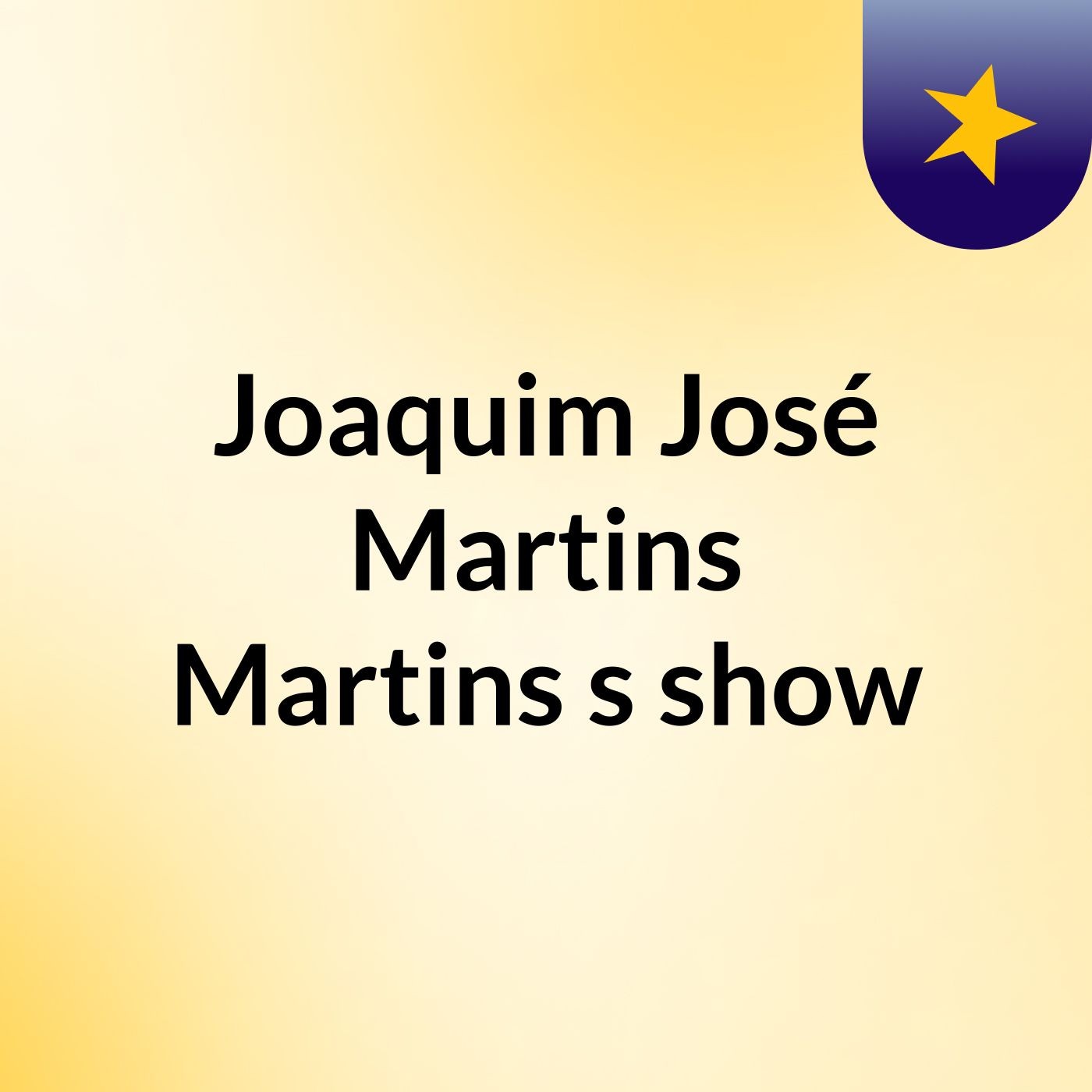 Joaquim José Martins Martins's show