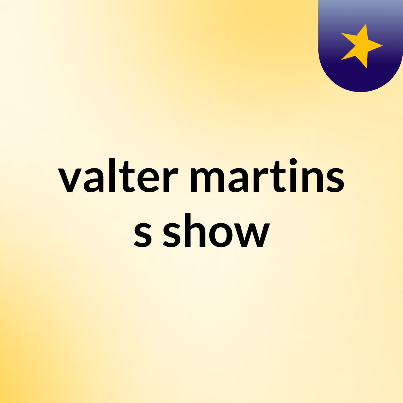 valter martins's show