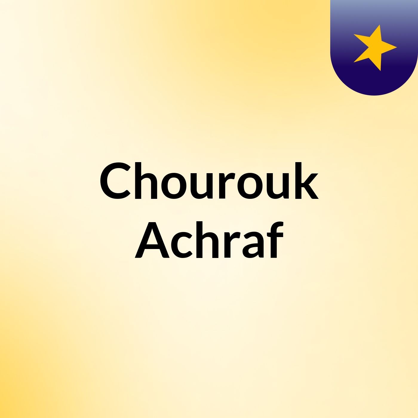 Chourouk Achraf