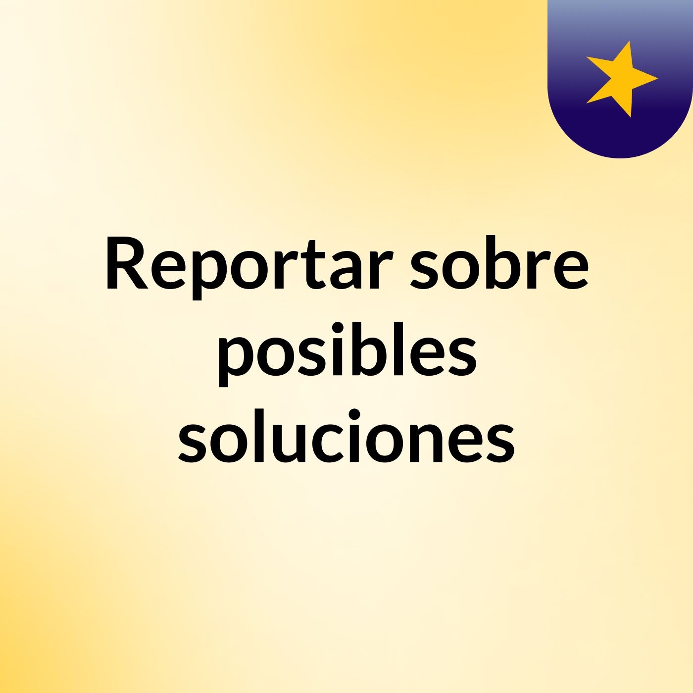 Reportar sobre posibles soluciones podcast artwork