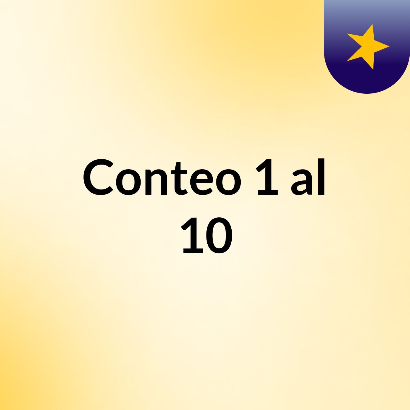 Conteo 1 al 10