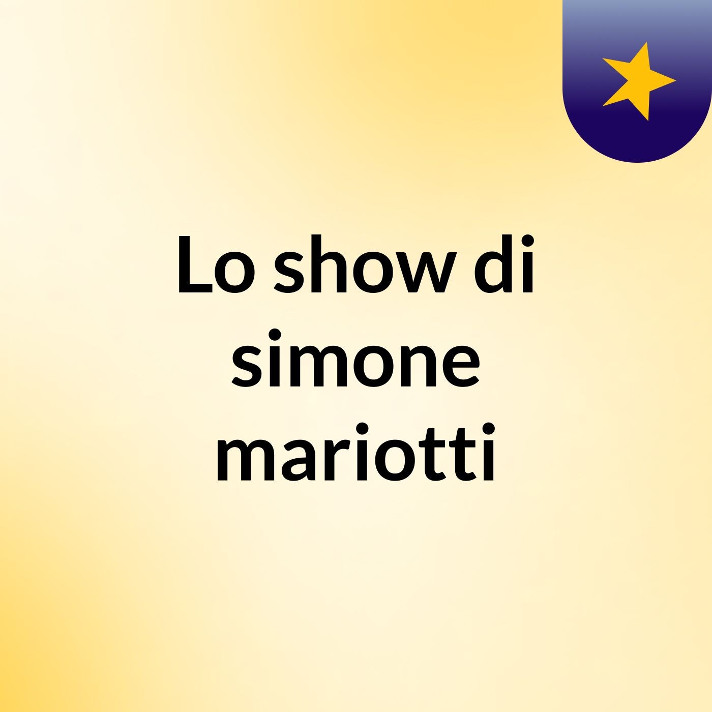 Lo show di simone mariotti