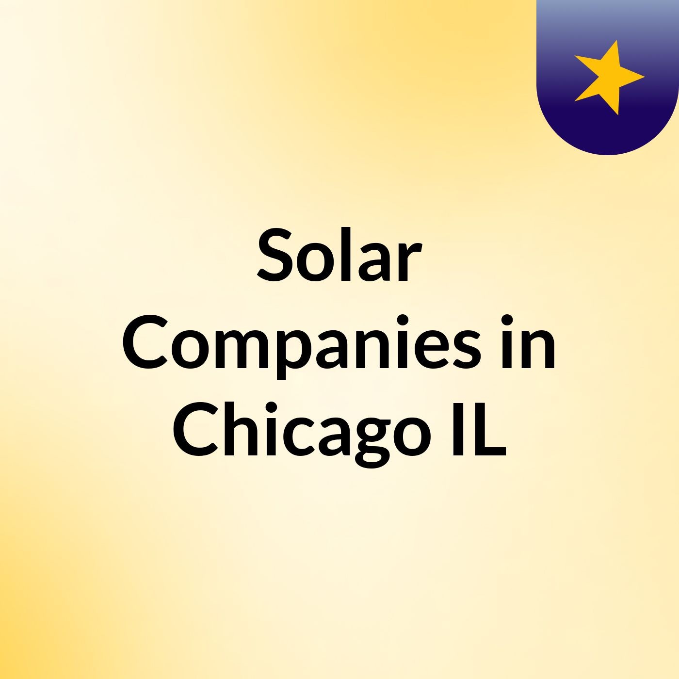 Solar Companies in Chicago, IL podcast artwork