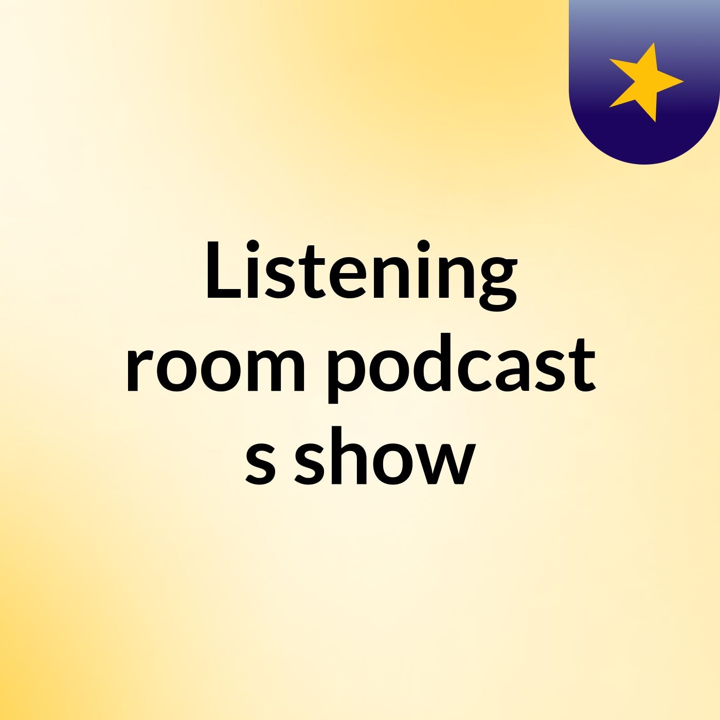 Listening room podcast's show
