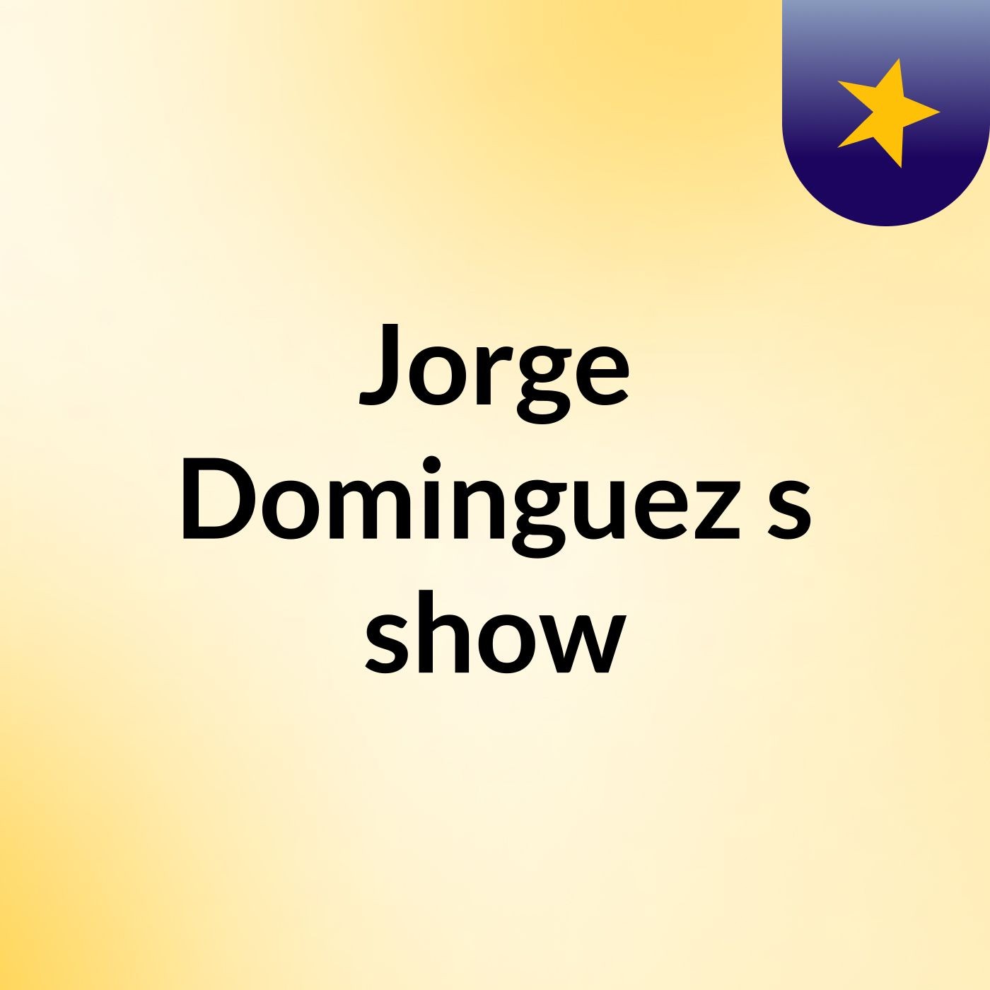 Jorge Dominguez's show