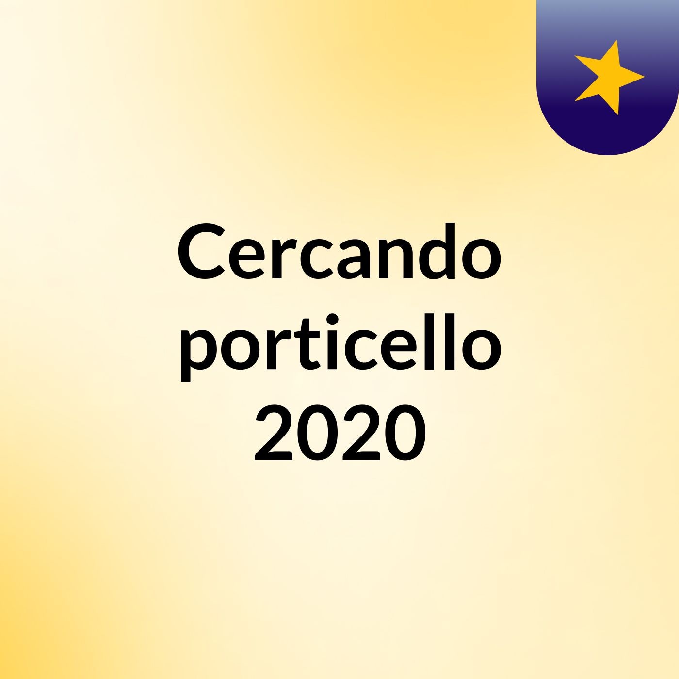 Cercando porticello 2020