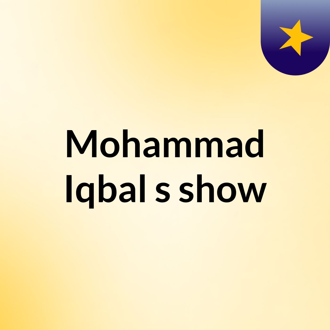 Mohammad Iqbal's show
