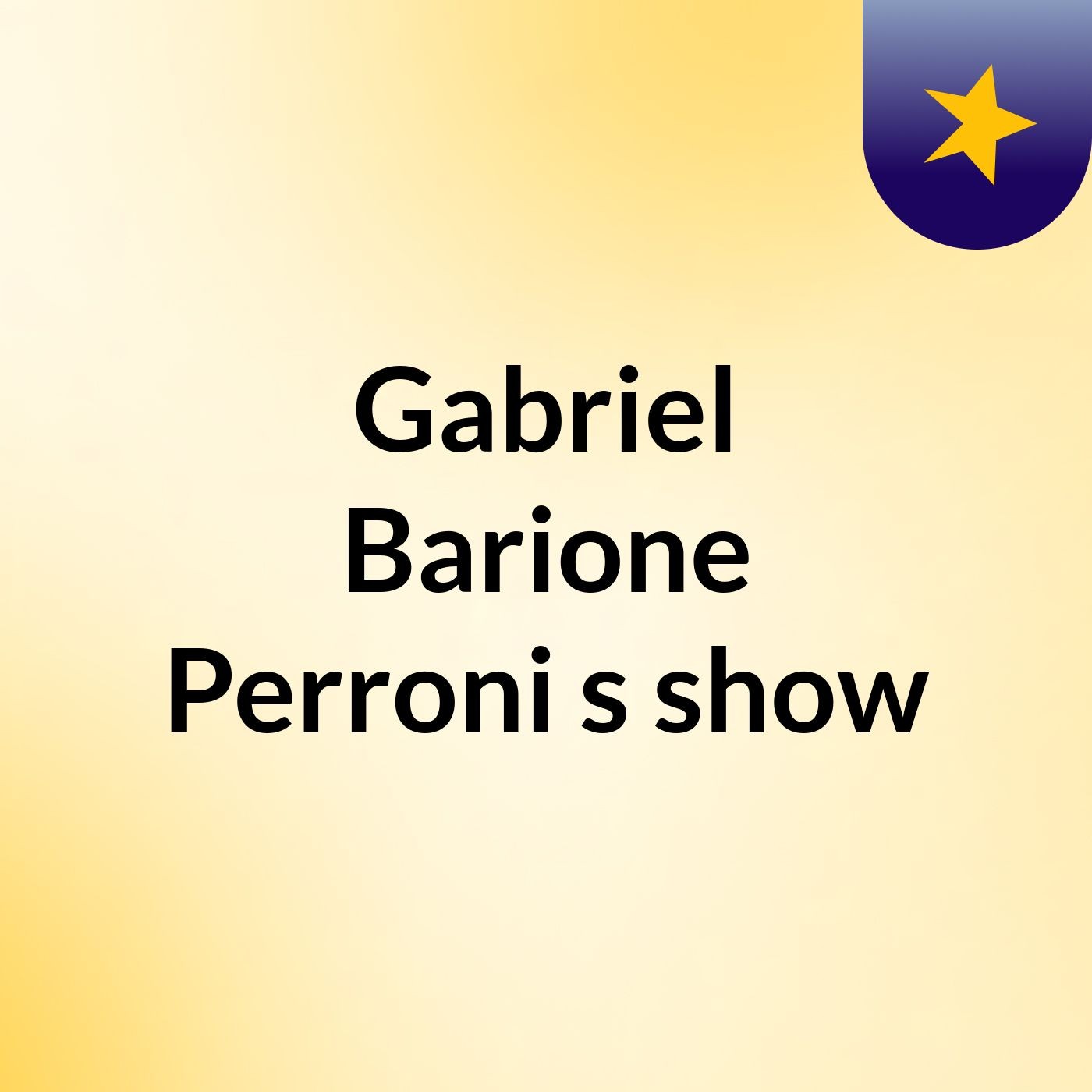 Gabriel Barione Perroni's show