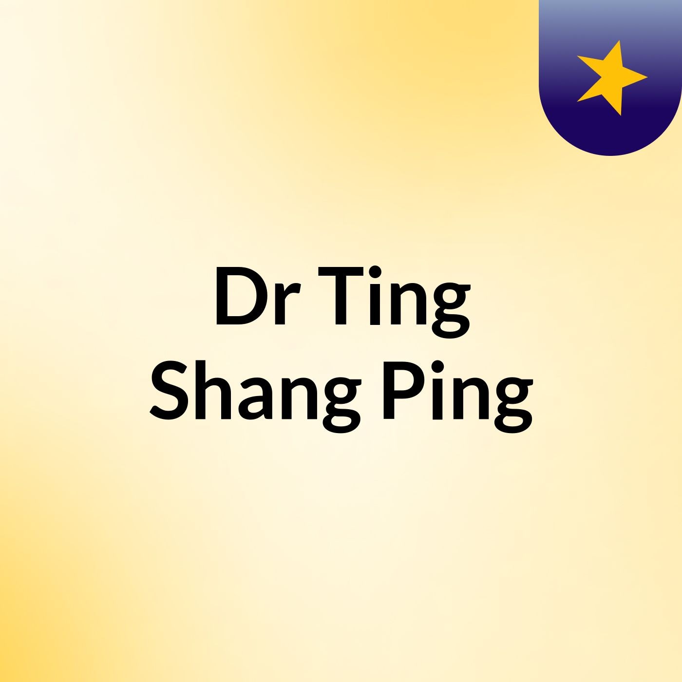 Dr Ting Shang Ping